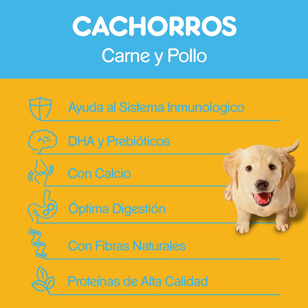 Pedigree Croquetas Cachorro Sabor Carne y Pollo - 3