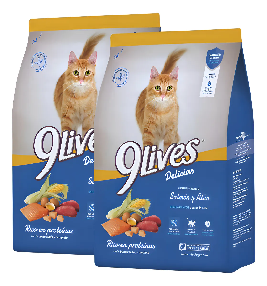 9 Lives Delicias Salmón y Atún para Gato Adulto